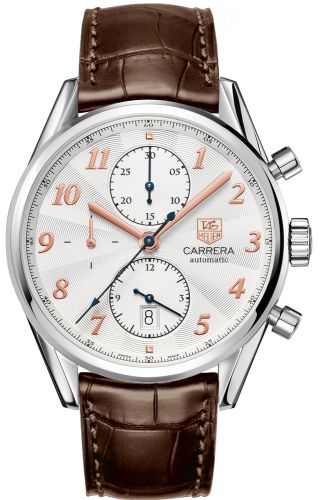 TAG Heuer Carrera Calibre 16 41 Heritage Stainless Steel / Silver / Alligator